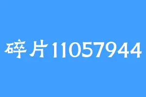 碎片11057944