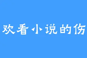 喜欢看小说的伤心
