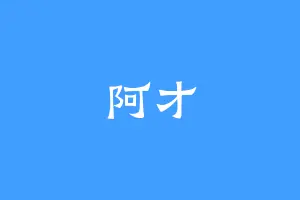 阿才