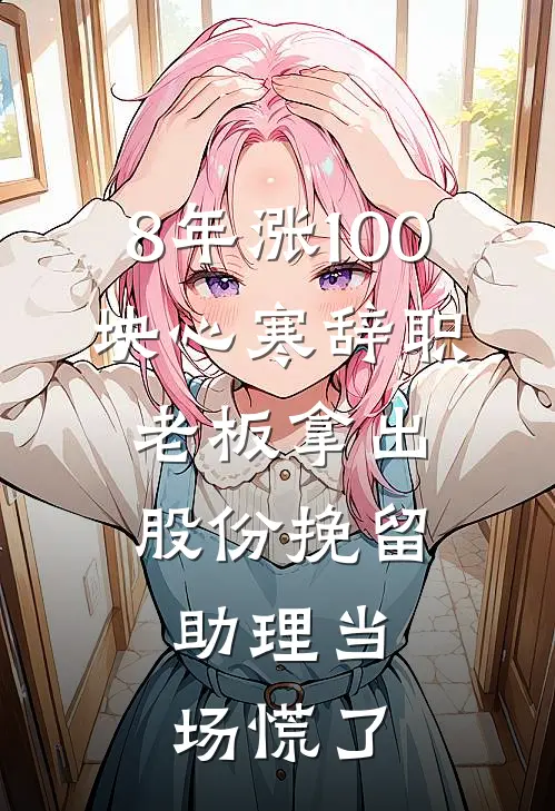 8年涨100块心寒辞职，老板拿出股份挽留，助理当场慌了白薇顾景明免费小说全集_免费阅读无弹窗8年涨100块心寒辞职，老板拿出股份挽留，助理当场慌了白薇顾景明