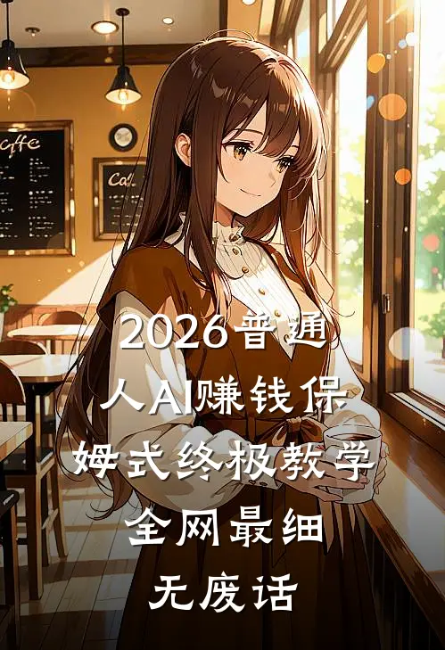 2026普通人AI赚钱保姆式终极教学，全网最细无废话(抖音热门)完结版免费阅读_2026普通人AI赚钱保姆式终极教学，全网最细无废话全文免费阅读