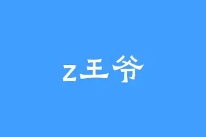 z王爷