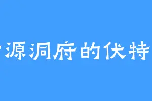 紫源洞府的伏特加