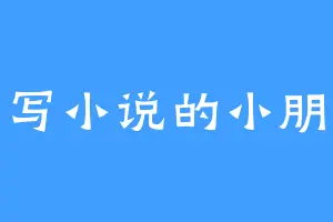 爱写小说的小朋友
