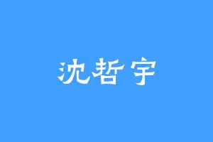 沈哲宇