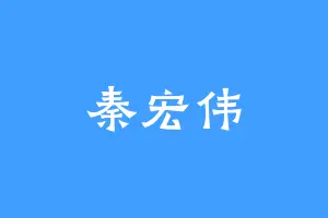 秦宏伟