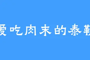 爱吃肉末的泰勒
