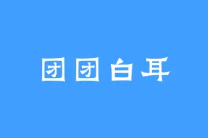 团团白耳