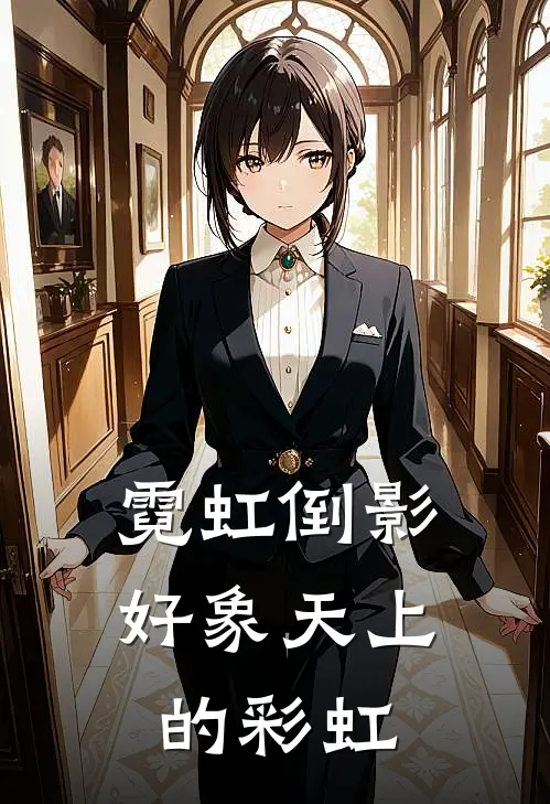 霓虹倒影好象天上的彩虹