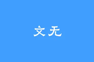 文无