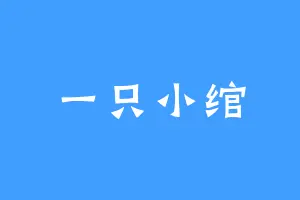 一只小绾