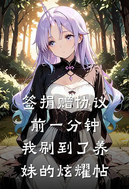 签捐赠协议前一分钟，我刷到了养妹的炫耀帖