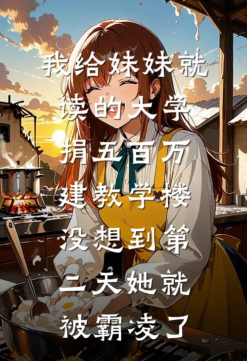 我给妹妹就读的大学捐五百万建教学楼，没想到第二天她就被霸凌了